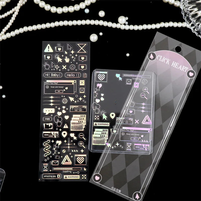 Silver Star Laser Sticker for Scrapbooking & DIY Projects