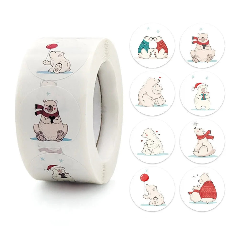 50-500PCS Cute Cartoon Animal Reward Stickers Children Gift Scrapbook Decoration Label Valentine's Day Wedding DIY Toy Stickers