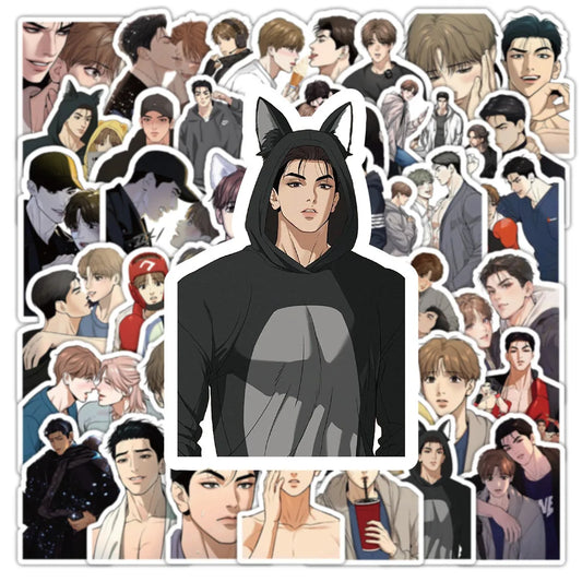 50Pcs Jinx Manhwa Stickers Waterproof Vinyl Decals