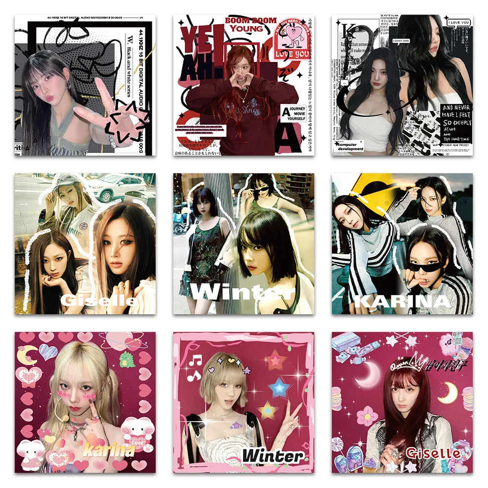 K-pop Star Idol Girls Band Sticker Packs