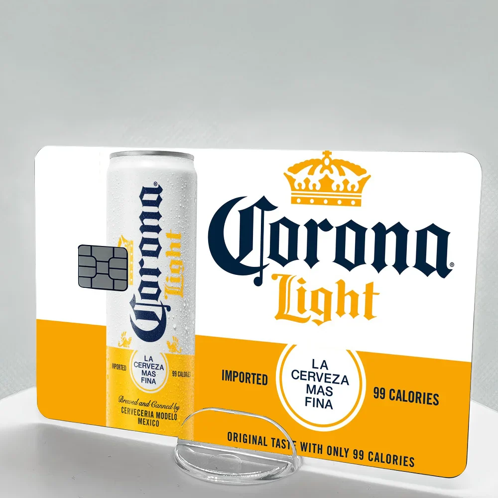 Anime Beer Sticker Set for Credit/Debit Cards (4 Pcs)