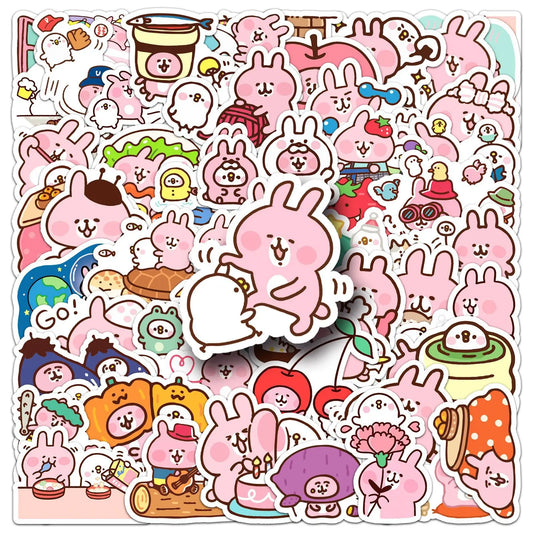 Kawaii Kanahei Stickers Pack Cute Meme Graffiti Decals for Laptop, Luggage, Guitar, Car, Bike, Skateboard