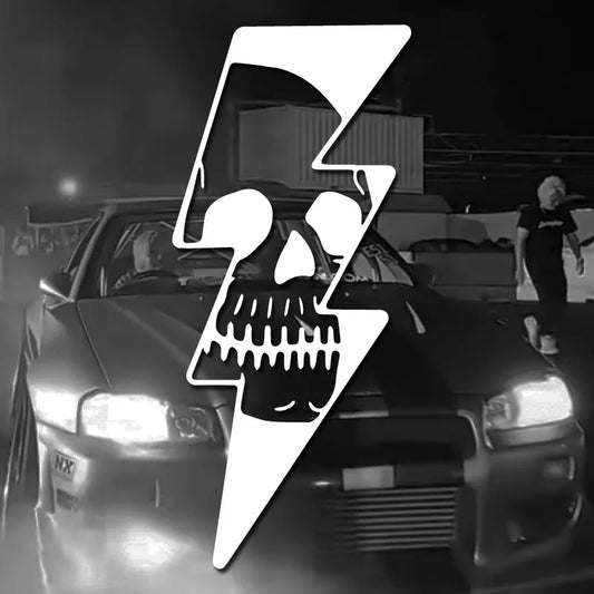 Skull Lightning Stickers for Cars, Trucks, Motorcycles, Laptops