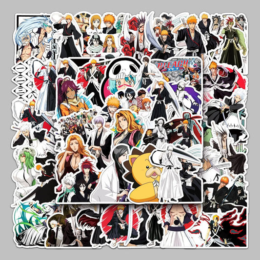 50pcs BLEACH Series Stickers for Helmet, Desktop, Wall Decoration