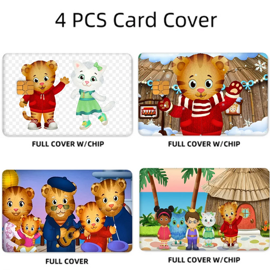 Daniel Tiger Card Skin Stickers Set (4pcs)