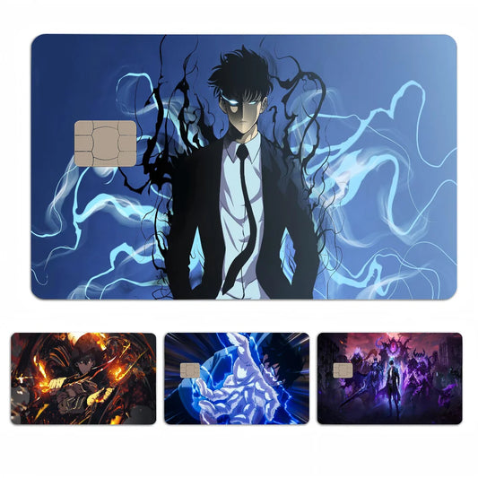 Solo Leveling Anime Card Skin Cover Sticker