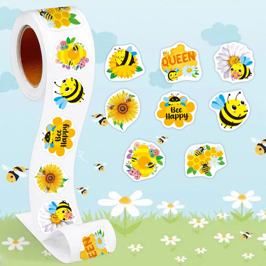 Bee Stickers Pack: Teacher Rewards & School Supplies