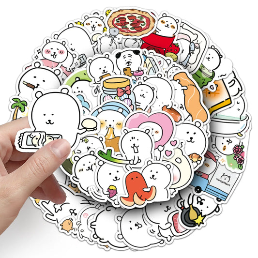 Kawaii Animal Stickers 10/30/50PCS for Kids & DIY Decor