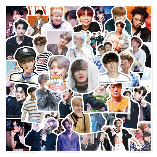 ATEEZ Stickers Set: Waterproof Decals for Luggage, Laptop, Phone, Car, Bike, Skateboard