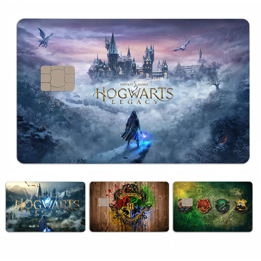 Hogwarts Legacy Anime Cat Sticker Credit Card Skin