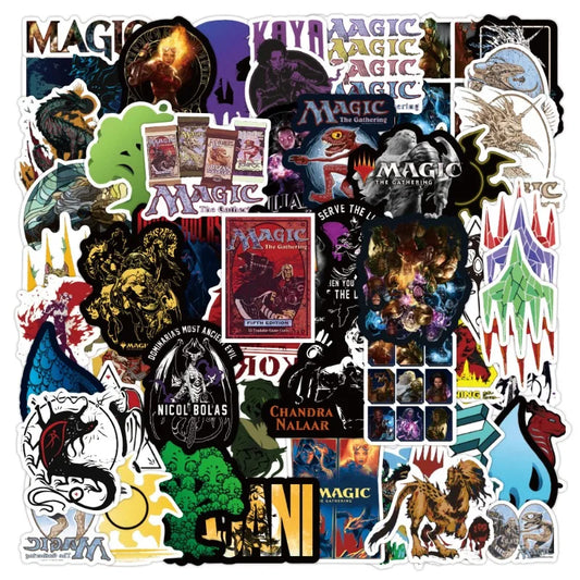 50pcs MAGIC Graffiti Stickers for Laptop, Phone, Car, Scooter, Suitcase, Water Bottle, Refrigerator