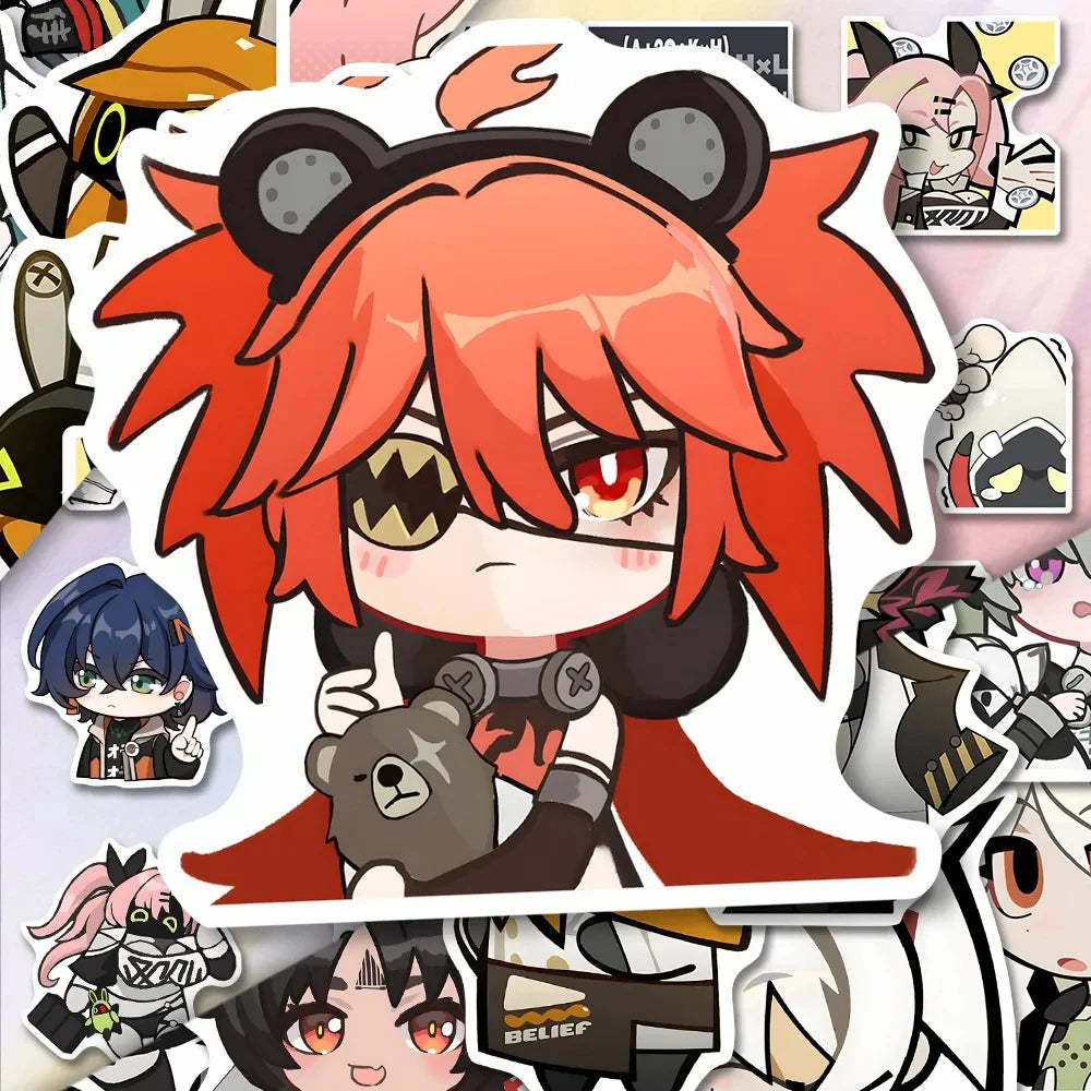 10/30/54pcs Anime Game Zenless Zone Zero Stickers Decals Skateboard Phone Laptop Motorcycle Waterproof Sticker Kids Classics Toy