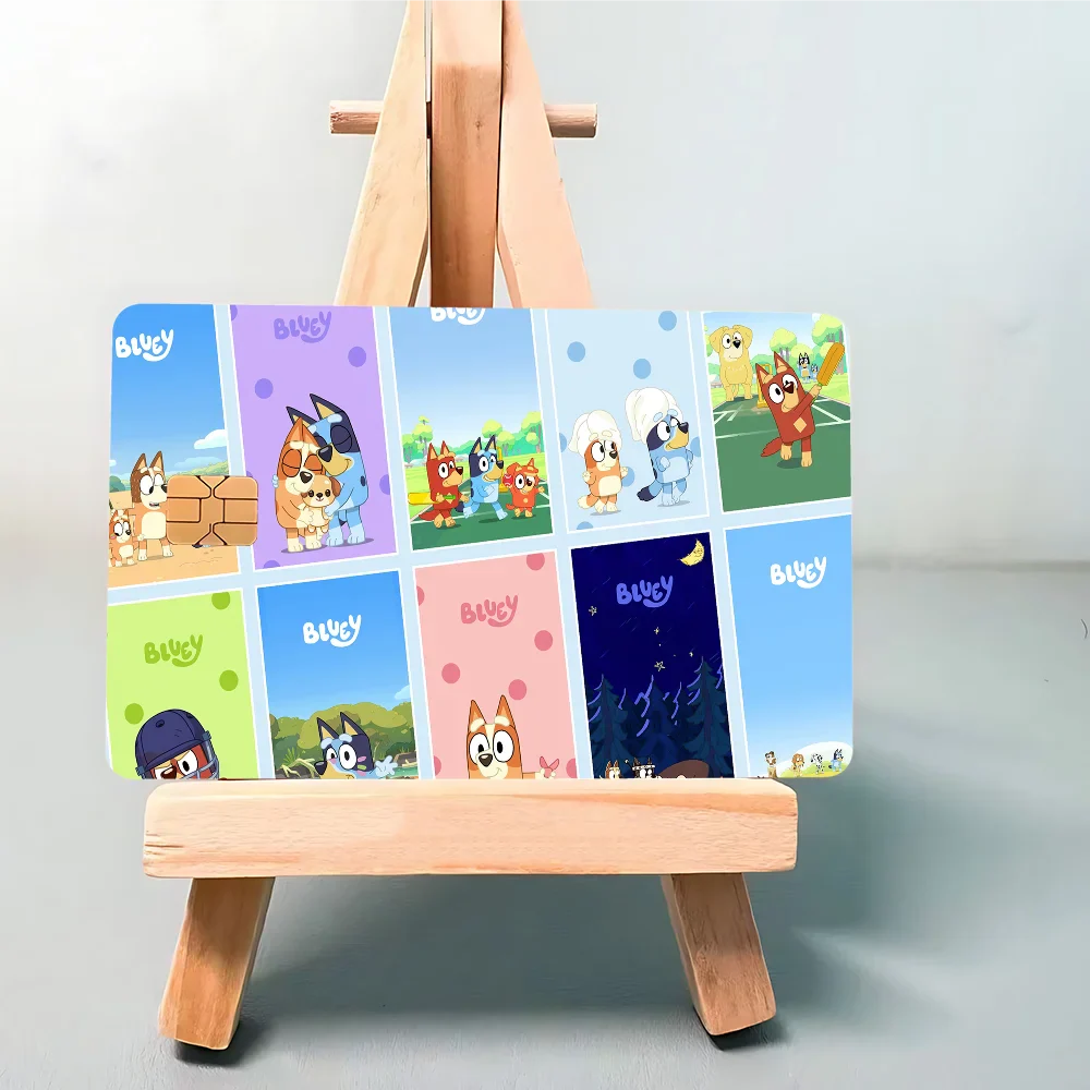 Bluey Anime Bear Card Skin Stickers Set (4 Pcs)
