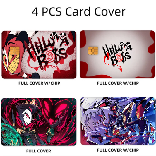 Helluva Boss Anime Credit Card Sticker Set (4pcs)