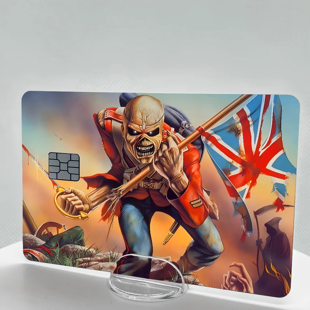 Iron Maiden Credit Card Stickers Set (4 Pcs) Waterproof