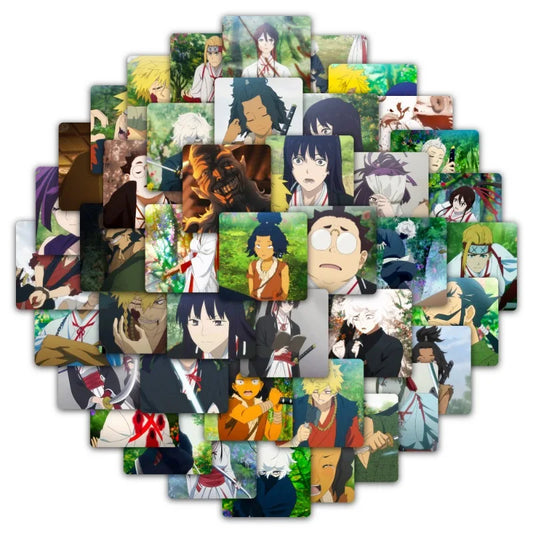 58pcs Hell's Paradise Jigokuraku Stickers for Laptop, Phone, Suitcase, Water Bottle, Stationery, Fridge