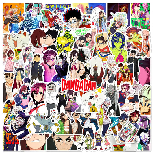 DAN DA DAN Anime Stickers PVC Waterproof Skateboard Notebook Graffiti 10/30/60PCS