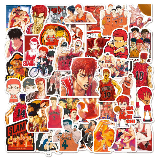 Slam Dunk Basketball Stickers 10/30/50PCS Anime Set