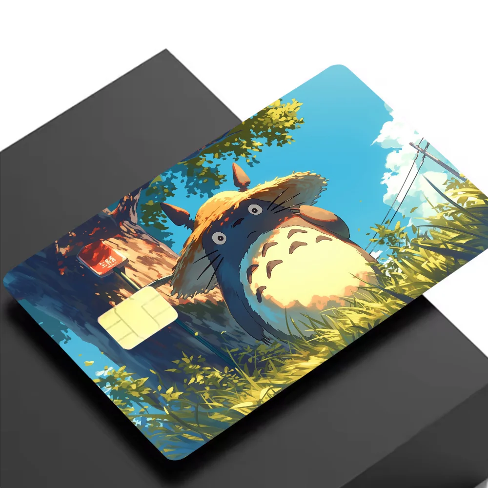 Totoro Anime Credit Card Skin Cover Sticker