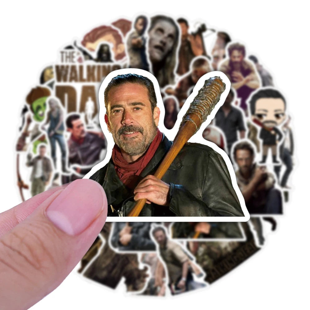 10/30/50pcs TV Show “The Walking Dead” Sticker Packs