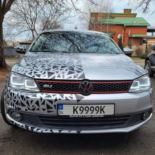 Angular Shape Sticker For Car Motorcycle Sticker Decoration Side Camouflage Kit Wrap Camo Tuning Styling Waterproof Vinyl Decals