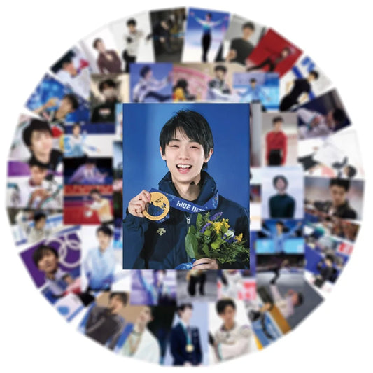 Yuzuru Hanyu Figure Skating Stickers 20/40/70PCS for Phone Laptop Luggage Skateboard
