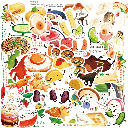 Dinosaur Cartoon Stickers Pack for Kids - Laptop, Bike, Skateboard, Scrapbook