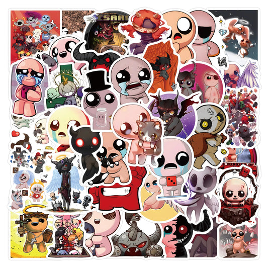 Binding of Isaac Stickers: Laptop, Guitar, Car Decals