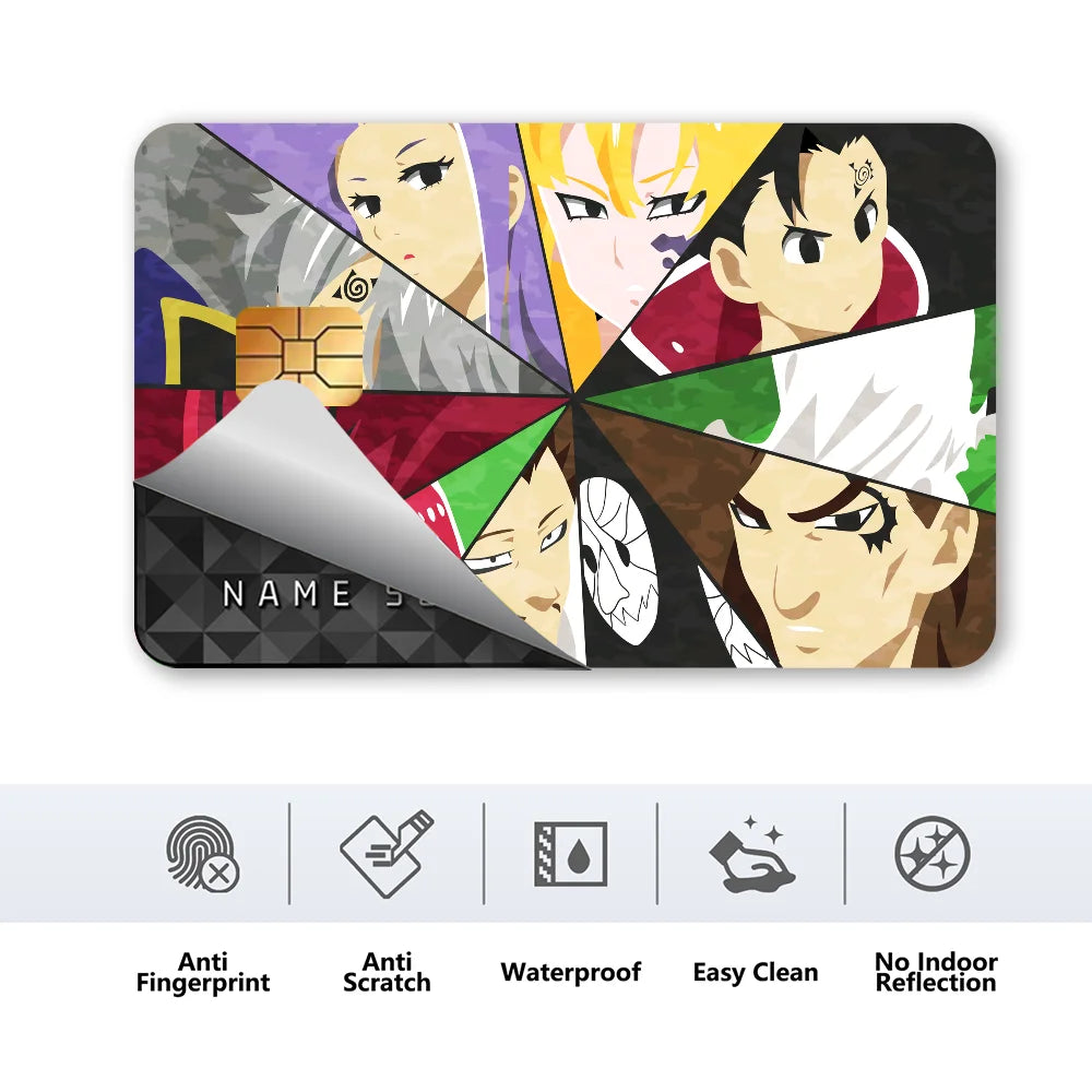 Seven Deadly Sins Anime Card Sticker Cover