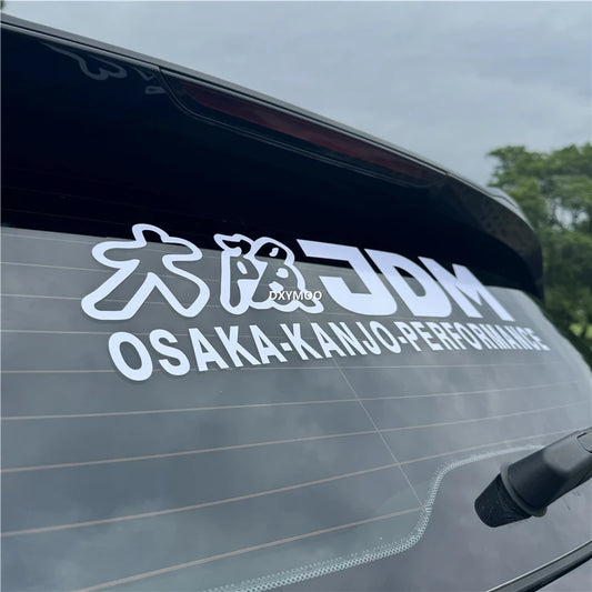 JDM Osaka Kanjo Car Decal Sticker for Windshield