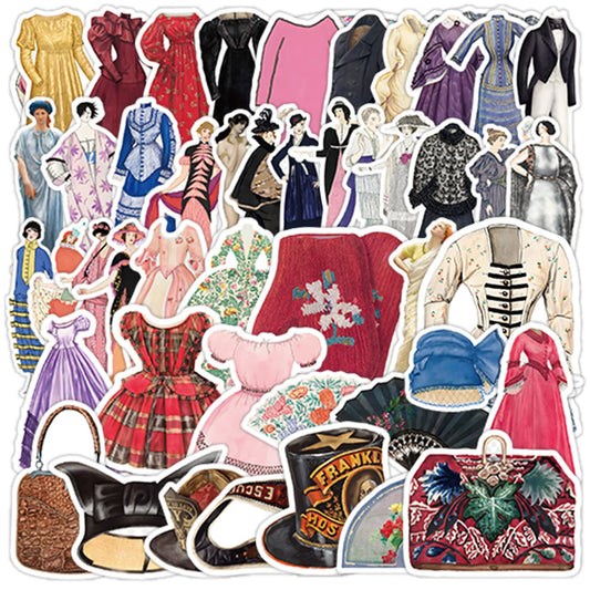 50pcs Cartoon Fashion Graffiti Stickers for Helmet Wall DIY Decoration