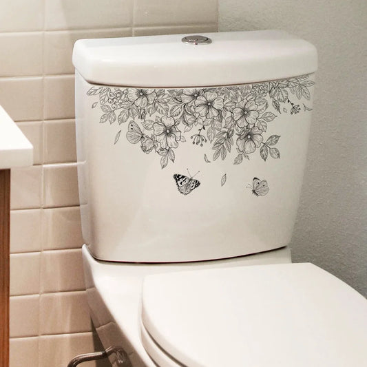 Butterfly Wall Sticker Bathroom Decor Self Adhesive Decals