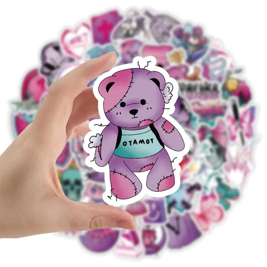 Gothic Graffiti Stickers 10/30/60PCS for Laptop, Guitar, Car, Bike, Skateboard, Kids Toys