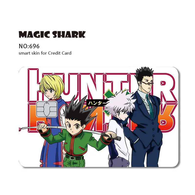 Anime Green Hunter Card Skin Sticker for Credit/Debit