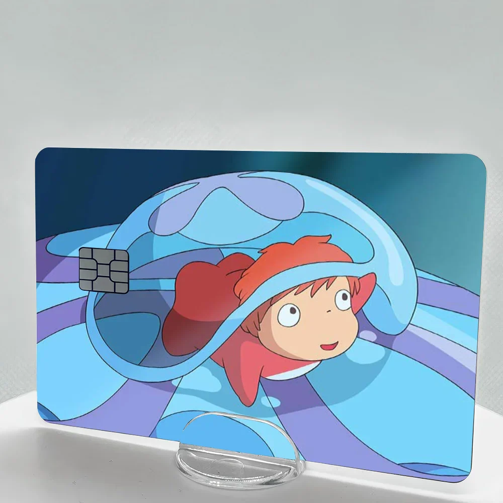 P-Ponyo Matte Card Skin Sticker for Credit/Debit Cards