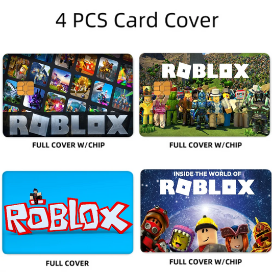 Anime Roblox Card Skin Stickers Set (4pcs)