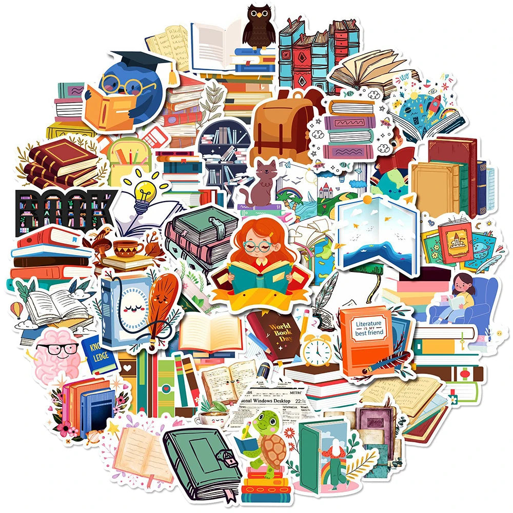 Cartoon Diary Stickers for Laptop, Scrapbook, Phone, Guitar, Notebook - 10/30/50pcs
