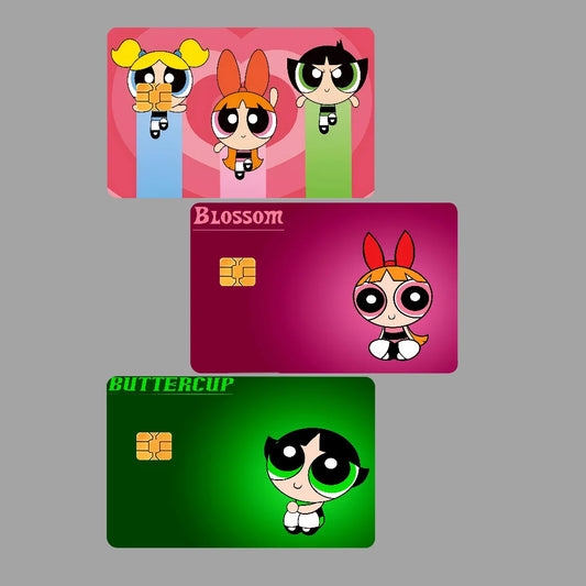 Powerpuff Girls Credit Card Sticker Skin