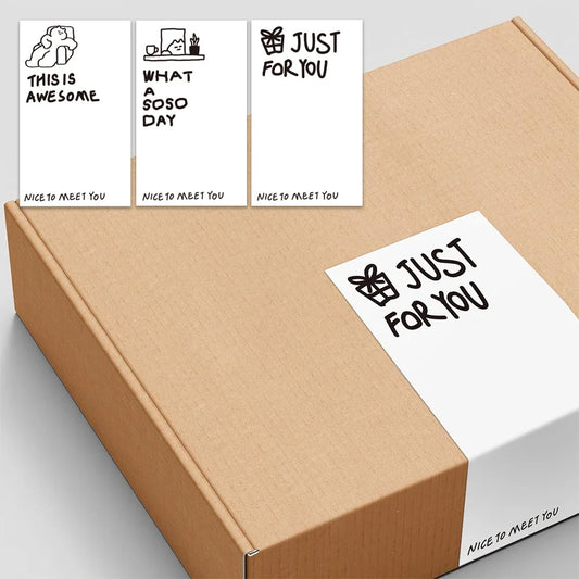 White LOVE Sticker Gift Box Seal Wedding Birthday Invitation Label Cake Decor 20-50Pcs