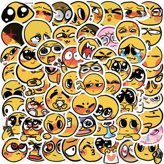 Cute Mood Stickers: Aesthetic Korean Stationery 60PCS