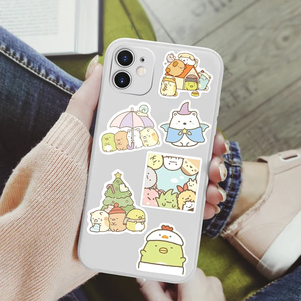 Kawaii Cute Cartoon Sumikko Gurashi Sticker DIY Toy Gift Decorative Graffiti Decal for Phone Luggage Laptop Scrapbook Waterproof