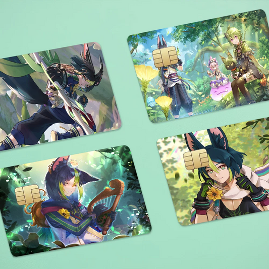 Tighnari Genshin Impact Credit Card Sticker Waterproof
