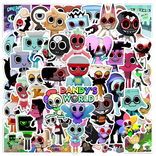 Cartoon Stickers 10/30/50PCS Waterproof DIY Skateboard Laptop Phone Luggage Fridge Decals