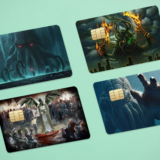 Cthulhu Credit Card Sticker Waterproof Chip Skin