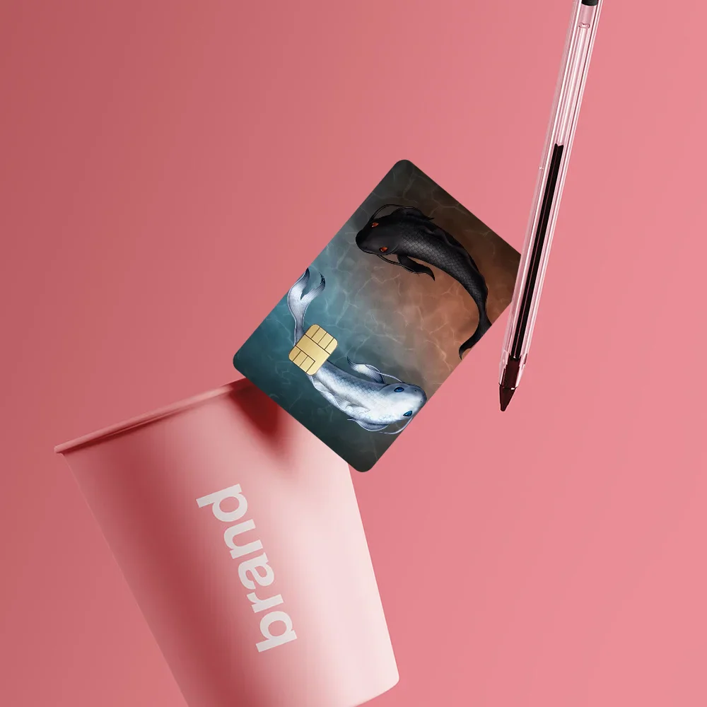 Koi Fish Debit Card Sticker Skin Cover