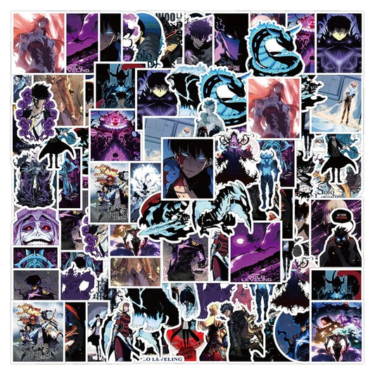 Solo Leveling Sticker Pack for Laptop, Phone, Suitcase, Water Bottle, Scooter, Fridge