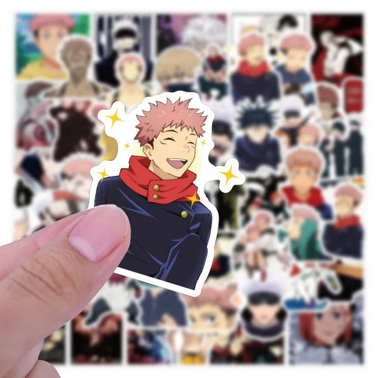 50pcs Anime Graffiti Stickers Waterproof for Laptop Phone Car Cup Decor