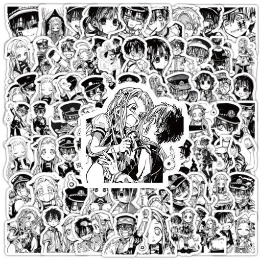 Toilet Bound Hanako Kun Stickers Anime Decals for Luggage Laptop Phone Car Bike Skateboard