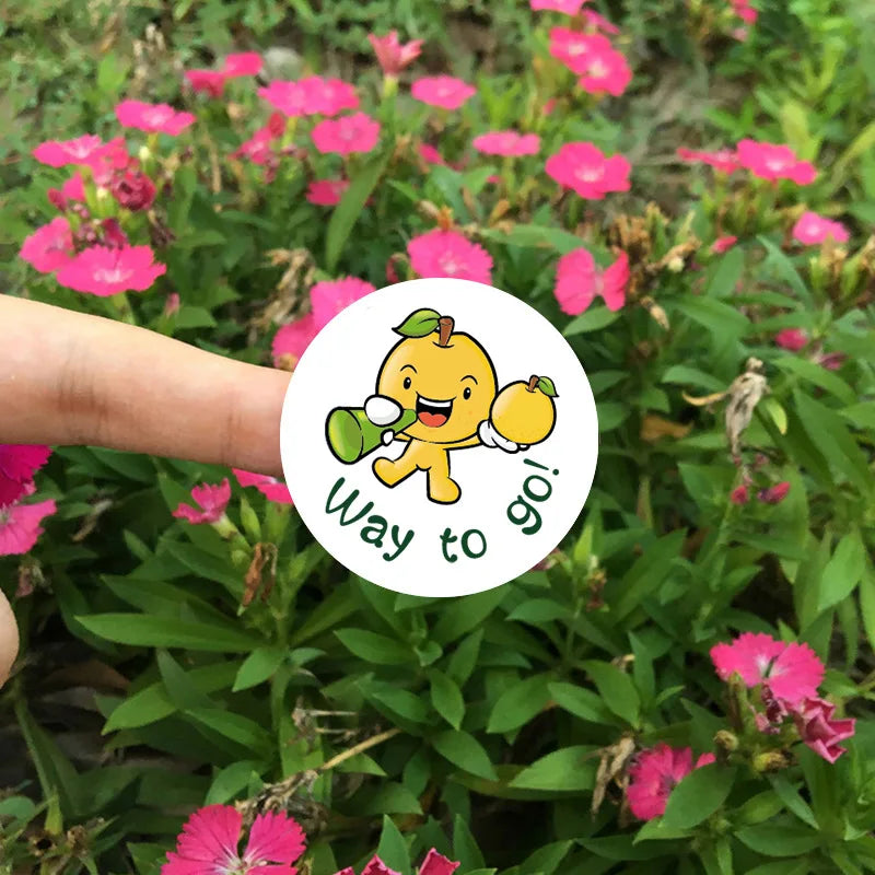 100-500pcs Children's Reward Stickers Cartoon Animal Stickers for Teachers To Encourage Students Reward Stickers Stationery