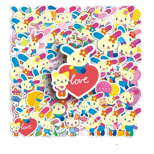 50Pcs Usahana Bunny Anime Stickers for DIY & Decor